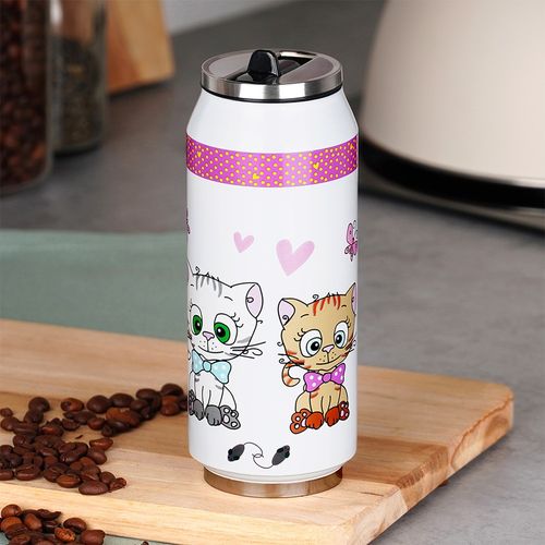 Kubek termiczny puszka KOTEK 400 ml na Arena.pl