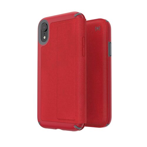 SPECK PRESIDIO FOLIO iPhone XR -  HEATHERED RED na Arena.pl