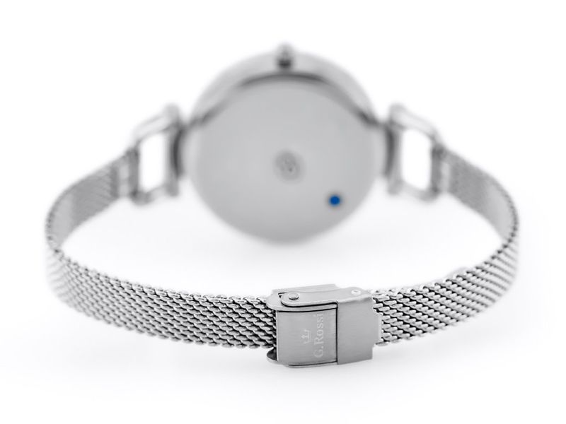 ZEGAREK G. ROSSI - LESTI - 3652B (zg772b) - silver/black + BOX zdjęcie 4