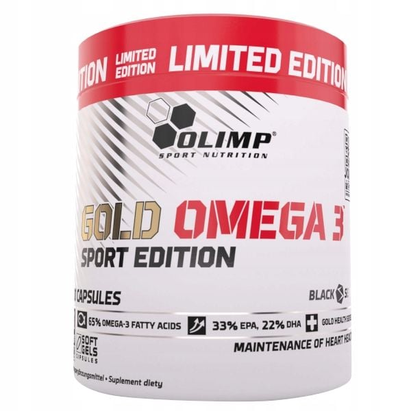 OLIMP GOLD OMEGA 3 SE 200kaps LIMITED KWASY TŁUSZCZOWE EPA DHA WITAMINY zdjęcie 1