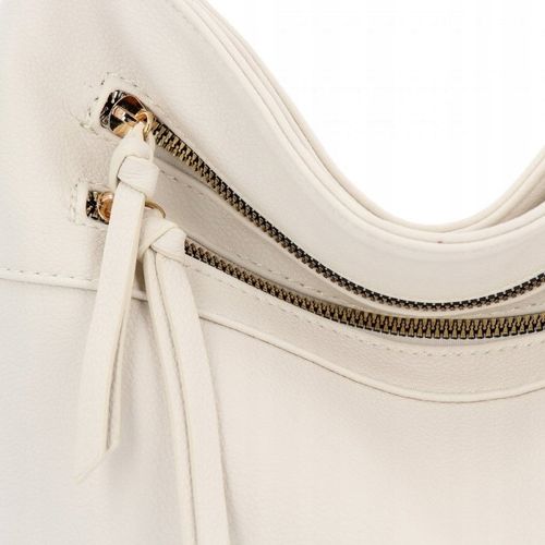 Herisson - torebka worek dwa zamki skóra ekologiczna beżowy 1052L2073 na Arena.pl