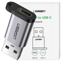Adapter USB 3.0 do USB-C 3.1 PD UGREEN  US276 (szary)