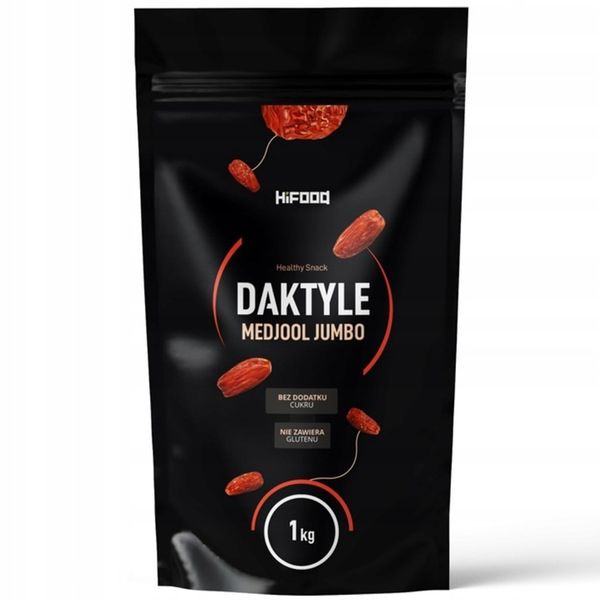 DAKTYLE MEDJOOL JUMBO KRÓLEWSKIE DUŻE 1kg HiFOOD zdjęcie 4