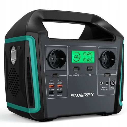 STACJA ZASILANIA SWAREY 725.76Wh Solar GENERATOR TYPE-C QC3.0 na Arena.pl
