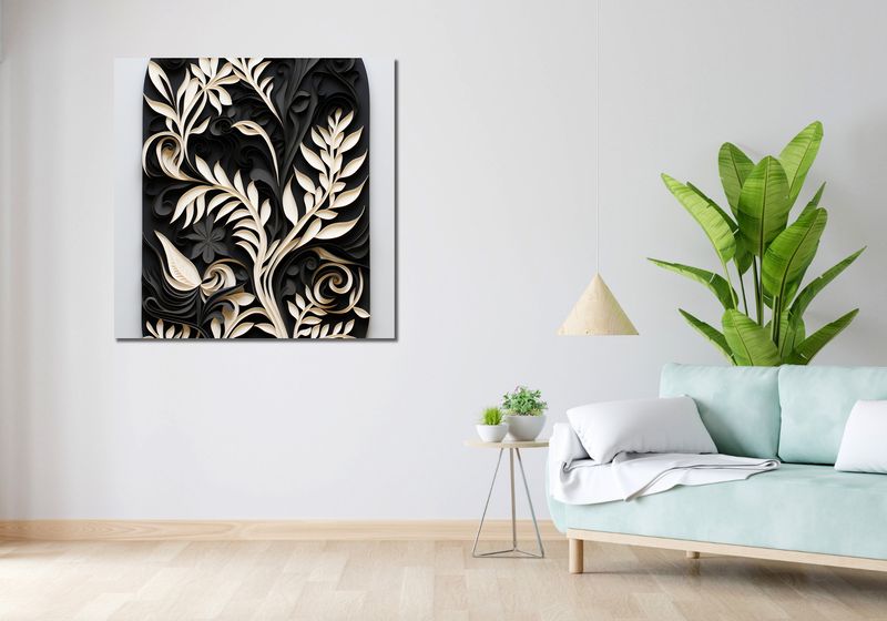 Obraz 100x100cm Skomplikowana Symetria zdjęcie 2