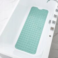 Ekstra Długa Mata ANTYPOŚLIZGOWA do Kąpieli do wanny SUPER MOCNA 100x40 cm