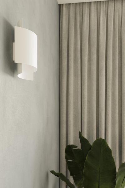 Lampa ścienna do sypialni Impact SL857 Sollux metalowy kinkiet biały zdjęcie 3