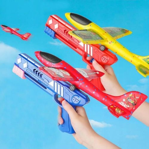 Samolot Styropianowy Wyrzutnia Duzy 35x32cm - Idealny prezent dla dzieci na Arena.pl