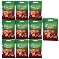 Aksam Beskidzkie Orzeszki o smaku barbeque 70 g x 10 sztuk