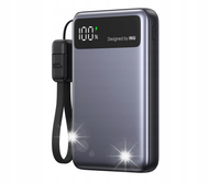 Powerbank INIU Pocket Pro Slim 10000 mAh 45W Czarny