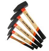 MŁOTEK ZESTAW 5szt MŁOTKÓW JESIONOWY TRZONEK