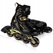 ROLKI SPOKEY PRIME PRO ROZ. 43 CZARNO-ZŁOTE