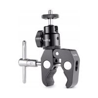 SmallRig 1124 Uchwyt zacisk Clamp + mini głowica kulowa z gwintem 1/4"