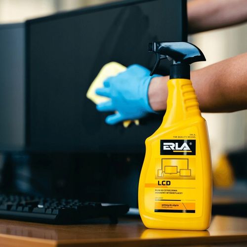 ERLA PŁYN DO CZYSZCZENIA EKRANÓW LCD MONITORÓW MATRYC LED bez smug 750ML na Arena.pl