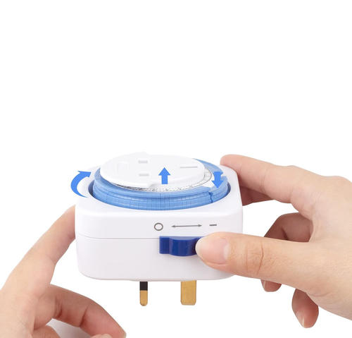 Programator Czasowy Gniazdko 3szt HBN Mechanical Timer Socket 24h 13A na Arena.pl