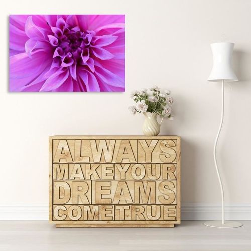 Deco Panel, Purpurowy kwiat 40x30 na Arena.pl