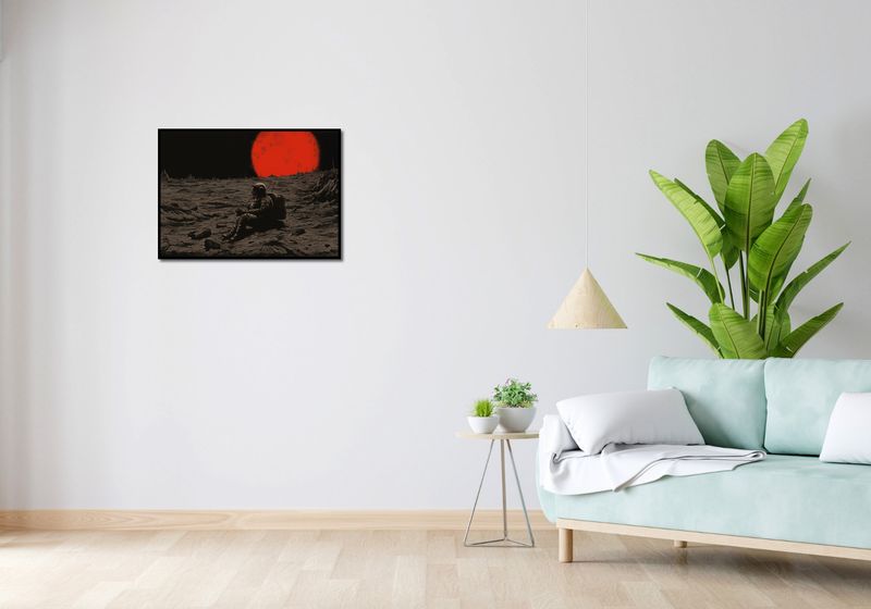 Plakat 70x50cm Samotność w Kosmosie zdjęcie 4