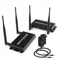Bezprzewodowy Kabel przedłużacz Transmiter HDMI 200 metrów Podwójne Anteny