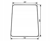 Szyba przednia - przód do ładowacza Fadroma Ł 200