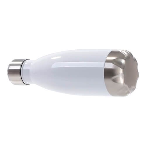 Butelka 350 ml do sublimacji - biała ze srebrnym dnem na Arena.pl