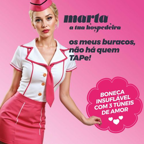 Crushious Marta The Stewardess Inflatable Doll Blonde na Arena.pl