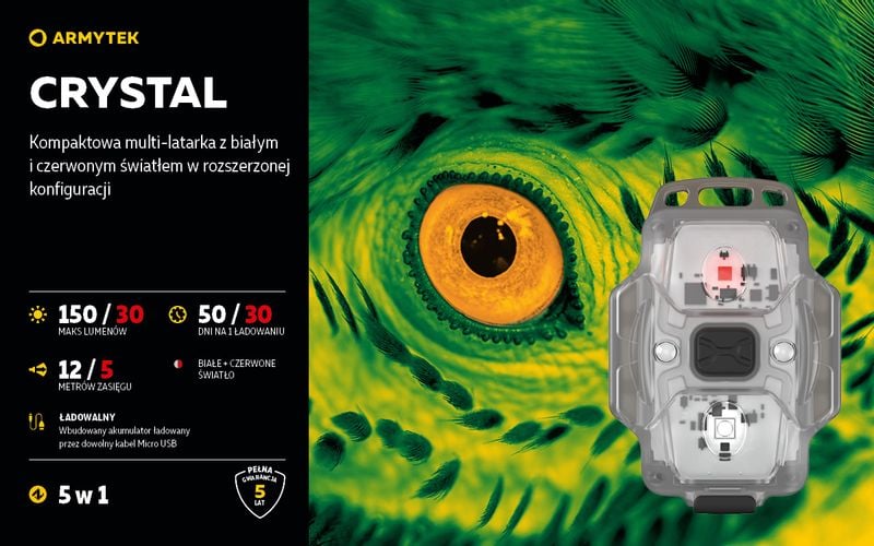 Latarka Armytek Crystal Yellow zdjęcie 5