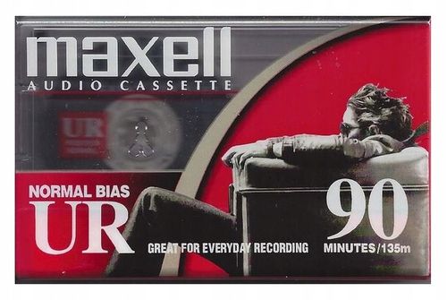5x NOWE KASETY MAGNETOFONOWE KASETA AUDIO maxell NORMAL BIAS UR 90min na Arena.pl