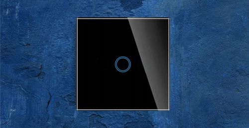 WŁĄCZNIK WYŁĄCZNIK ŚWIATŁA SZKLANY DOTYKOWY POJEDYNCZY CZARNY SZKŁO CZARNE na Arena.pl