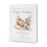 Album na Zdjęcia Personalizowany Prezent dla Dziecka Pamiątka Chrztu