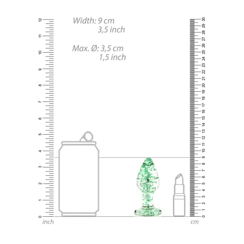 ouch! szklany korek świecący w ciemności duży - fluorescencyjny na Arena.pl