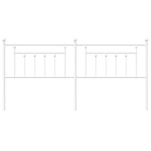 Metalowe wezgłowie, białe, 193 cm na Arena.pl