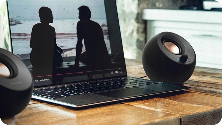 Głośniki biurkowe Creative Pebble V3 Czarne zdjęcie 3