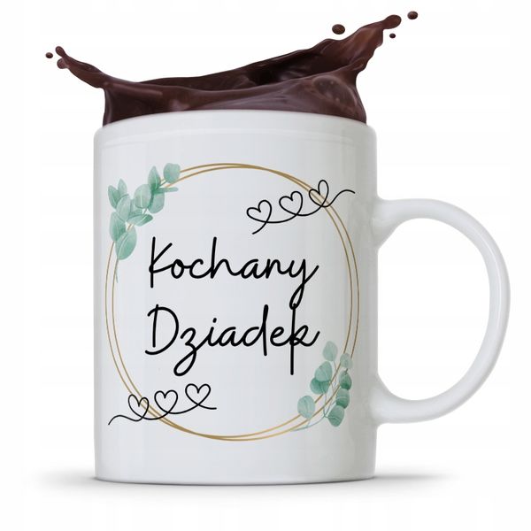 Kubek Prezent Dzień Dziadka Kochany Dziadek Z Nadrukiem Ze Zdjęciem zdjęcie 1