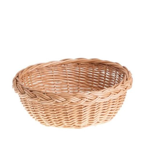 Okrągła taca wiklinowa na pieczywo Ø25 H9 cm na Arena.pl
