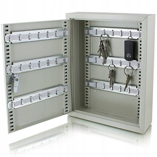 Metalowa Kasetka Szafka Skrzynka na 42 klucze na Arena.pl