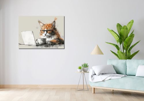 Obraz 100x70cm Nie przed Kawusią na Arena.pl