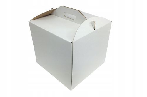 PUDEŁKO NA TORT CIASTO OPAKOWANIE 30x30x28 GRUBY MOCNY KARTON 5 SZTUK na Arena.pl
