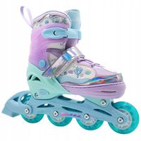 Rolki Regulowane RAVEN Isla Violet 30-33 Kółka LED