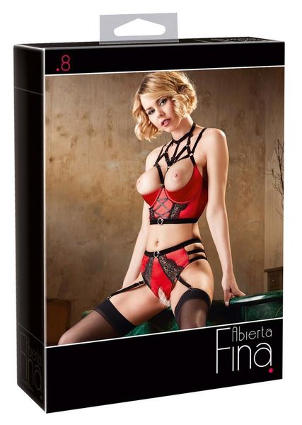 Shelf Bra Set Red 85C/L zdjęcie 1