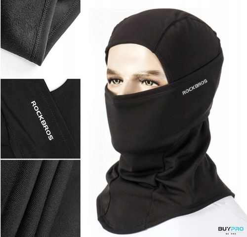 Kominiarka motocyklowa ciepła pod kask do biegania narty na rower ROCKBROS na Arena.pl
