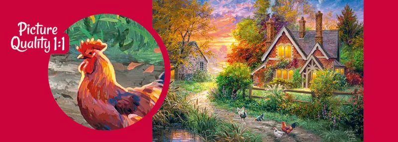 Puzzle 500 elementów. Ciepło domu 20173 zdjęcie 7