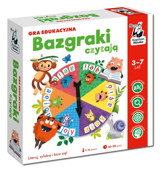 Bazgraki czytają. Gra edukacyjna zdjęcie 1