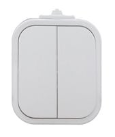 b2 łącznik podwójny n/t ip44 biały - e+9001550