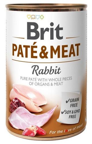 Brit Pate & Meat Dog Rabbit Puszka 800G na Arena.pl