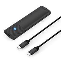 kieszeń obudowa na dysk pwm2-g2 m.2 nvme usb-c 10gb/s - czarna