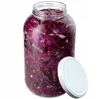 Słoik Szklany 4L Słój Na Przetwory + Wieczko fi100