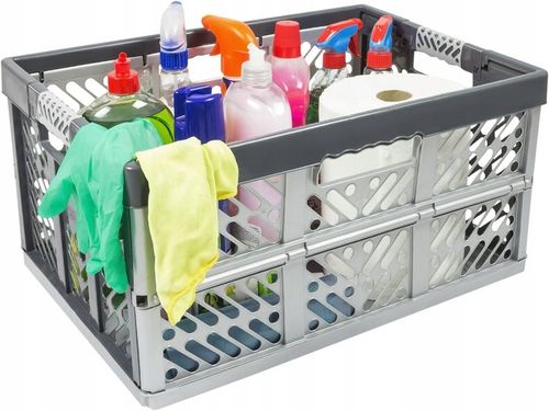 Składany kosz Keeeper BEN 45l z Soft Touch uchwytami grafit udźwig do na Arena.pl