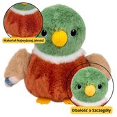Pluszowa Maskotka Przytulanka Ptak Pluszowy Mała Kaczka 12cm