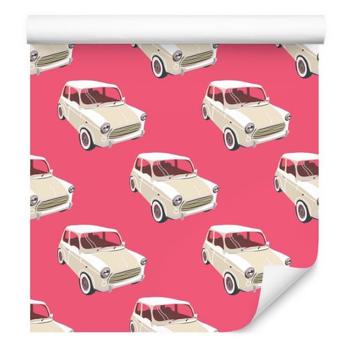 Tapeta Dla Młodzieży SAMOCHODY Styl Retro Ozdoba na Arena.pl