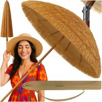 Parasol Ogrodowy Balkonowy Plażowy Łamany na Balkon Taras do Ogrodu 170 cm